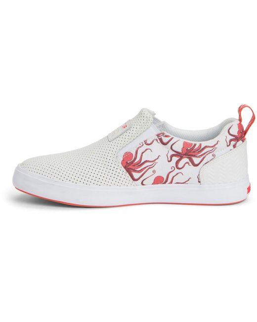 XtraTuf White Sharkbyte Canvas Trainers