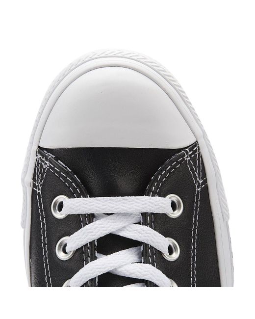 black & white all star hi trainers