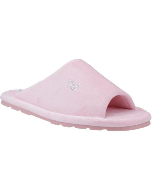 Juicy Couture Pink Vivien Synthetic Almond Blossom Slippers