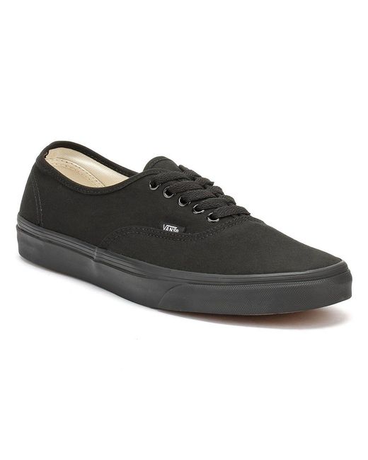 Vans Black Authentic Canvas True Trainers
