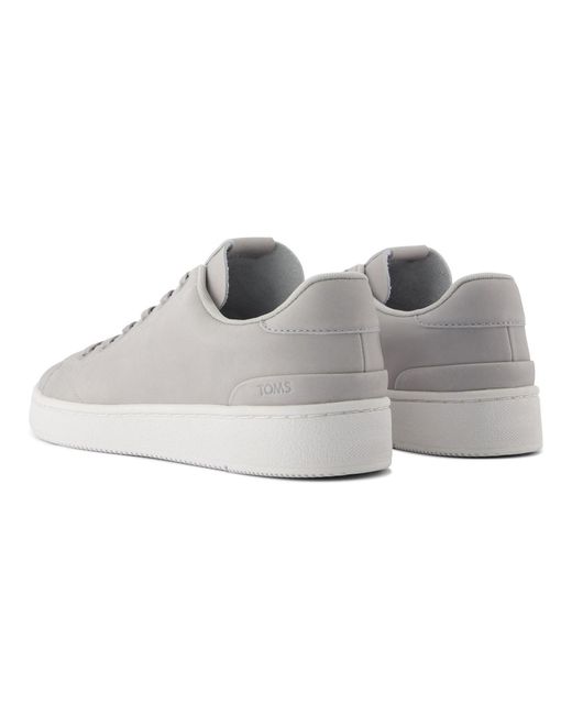 TOMS Gray Trvl Lite 2.0 Low Leather Trainers for men