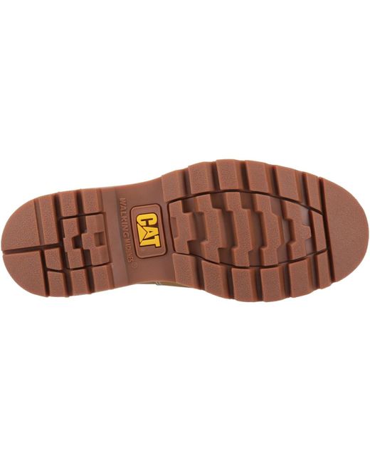Caterpillar Natural Colorado Moc Toe Leather Honey Reset Ankle Boots for men