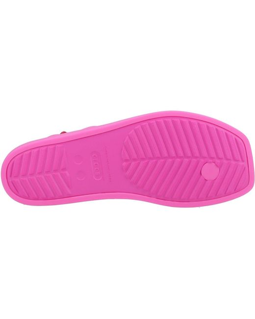 CROCSTM Pink Miami Thong Flip Sandals