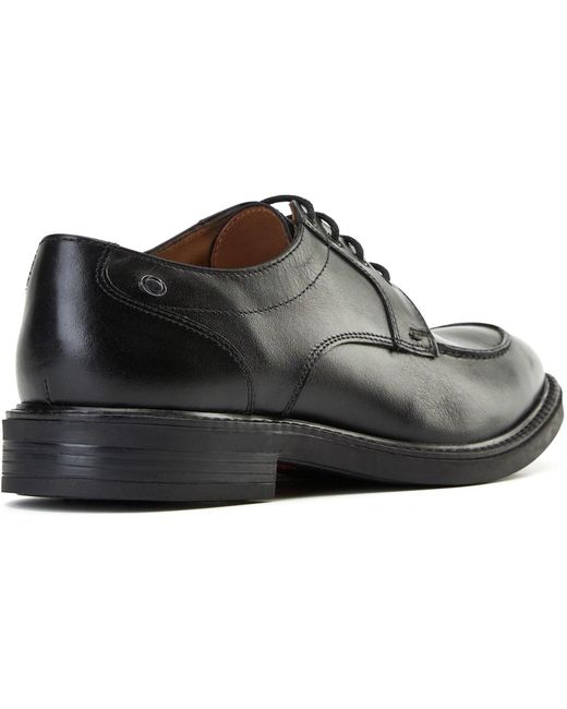 Base London Black Surrey Leather Brogues Shoes for men