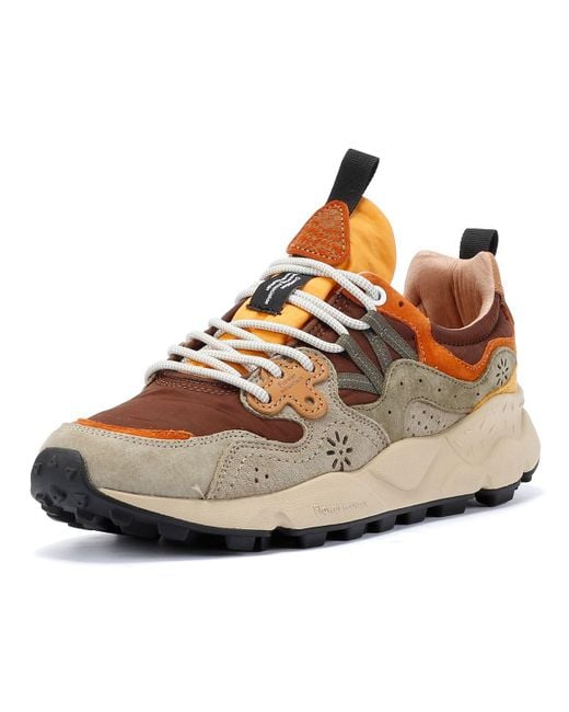 Flower Mountain Brown Yamano 3 Suede/ Trainers