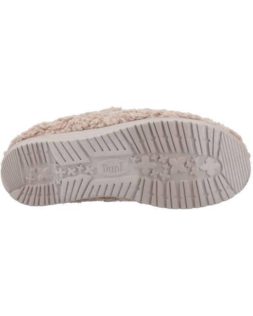 HeyDude Gray Wally Synthetic Timber Wolf Mules for men