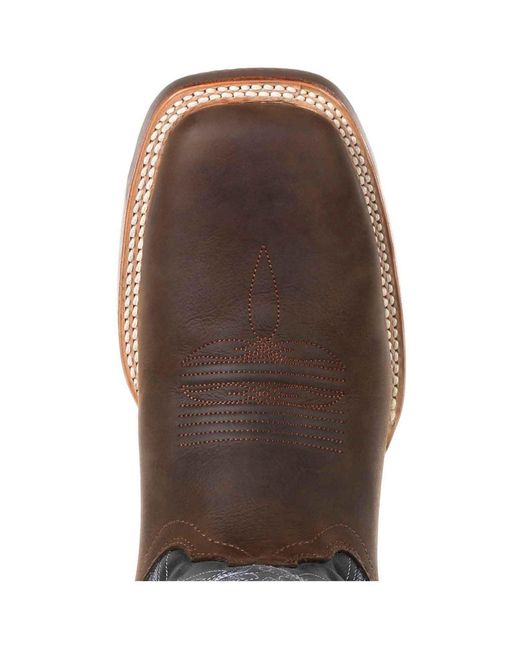 Durango Brown Rebel Pro Leather Belgian/Denim Boots for men