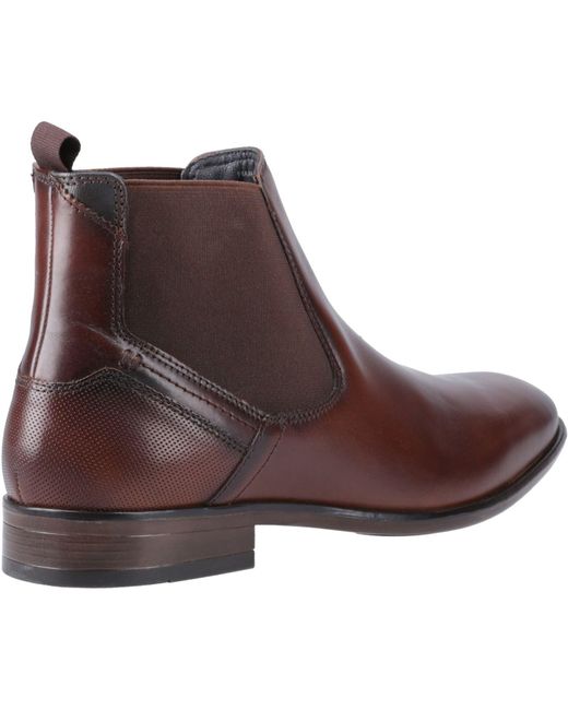 Pod Brown Frank Leather/Textile Cognac Boots for men