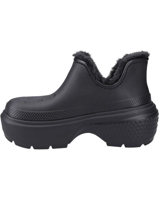 CROCSTM Black Stomp Shorty Boots