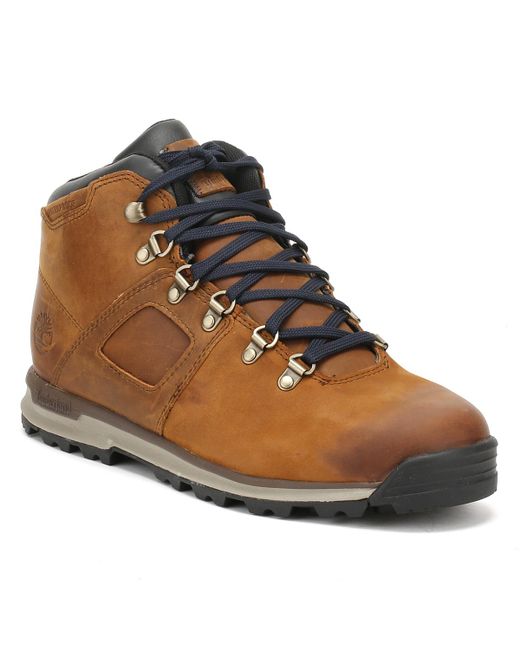 Timberland Mens Brown / Navy Gt Scramble Boots for men