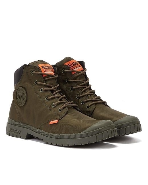 Palladium Green Pampa Sp20 Olive Night Boots for men