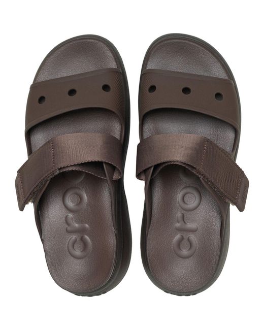 CROCSTM Brown Soho Two Strap Eva Coffee Sandals