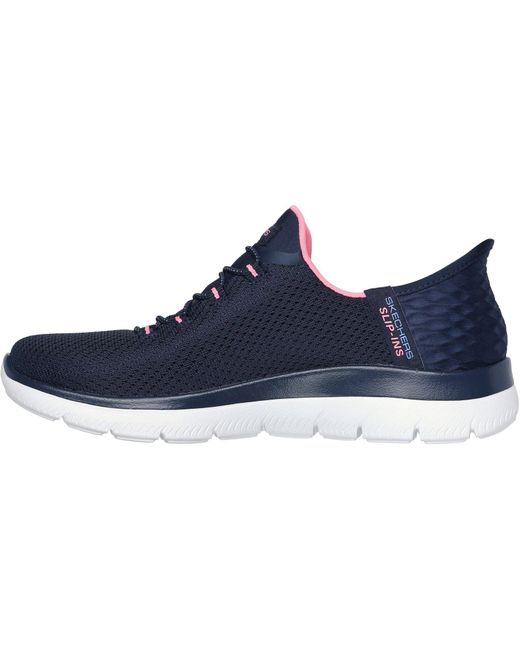 Skechers Blue Summits Diamond Dream Textile Trainers
