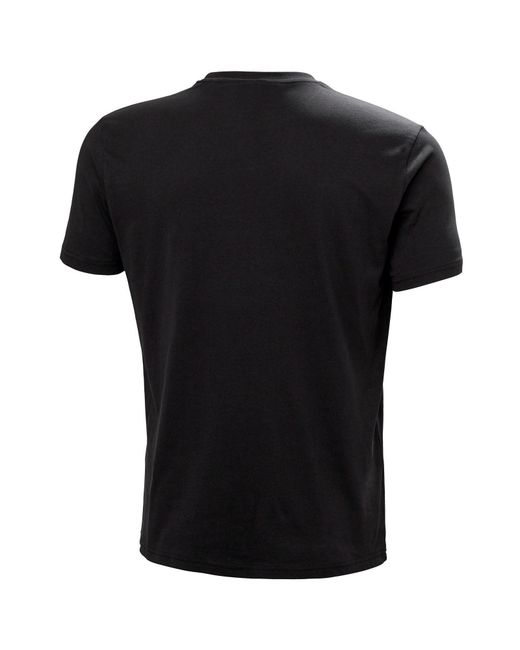 Helly Hansen Sport Black Hh Box 2.0 Cotton T-Shirt for men