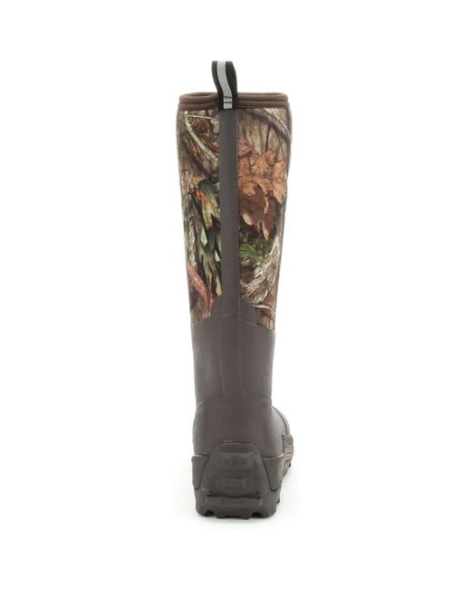 Muck Boot Brown Woody Max Rubber Mossy Oak Wellington Boots