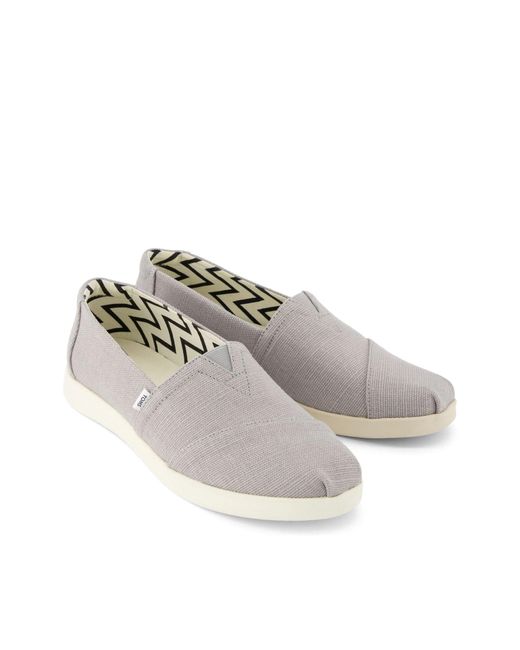 TOMS Metallic Alpargata Plus Heritage Canvas Drizzle Espadrilles