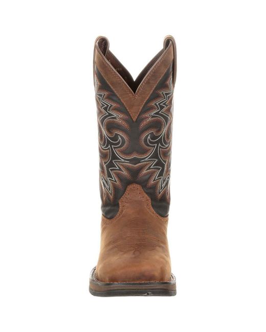 Durango Brown Rebel Leather /Midnight Boots for men