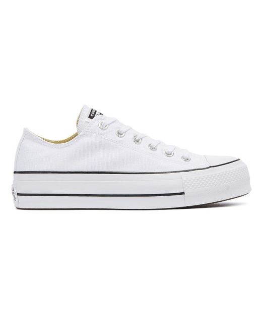 womens converse white all star oxford trainers