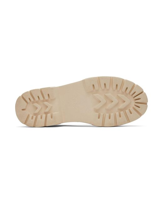 TOMS Natural Alpargata Combat Low 100% Cotton Loafers