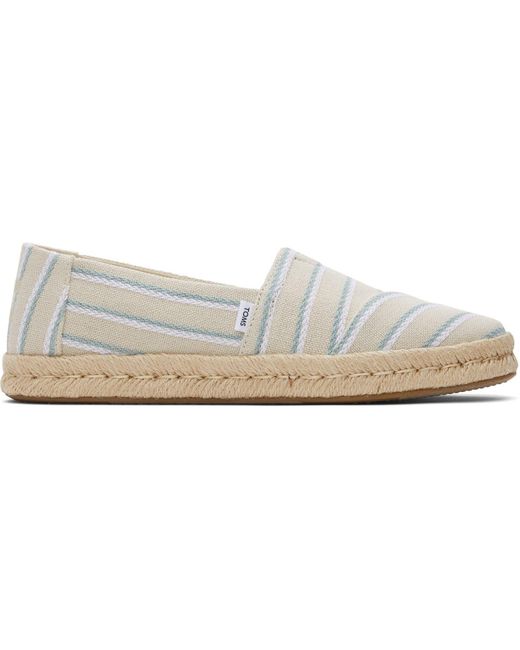TOMS White Alpargata Rope 2.0 100% Cotton Fog Espadrilles