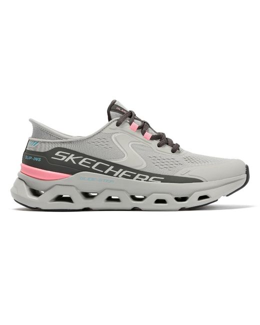 Skechers Gray Slip-Ins Glide Step Altus Mesh Trainers