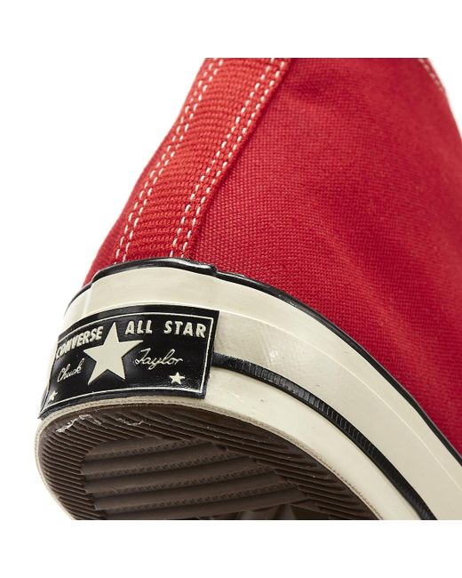 mens red converse trainers