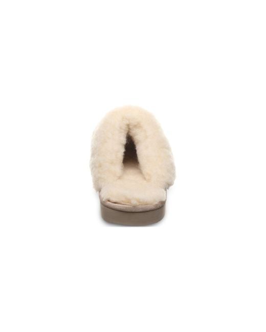 BEARPAW Gray Loki Ii Suede Mushroom Slippers