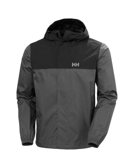 Helly Hansen Sport Gray Vancouver Rain Jacket for men