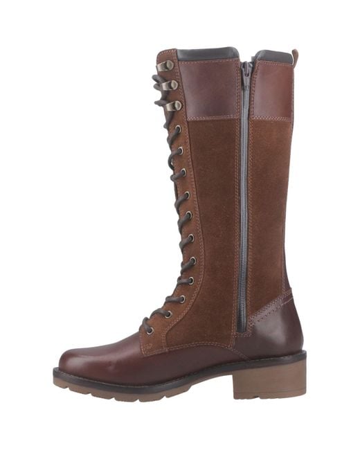 Hunter Brown Skye Tall Boot Leather Boots