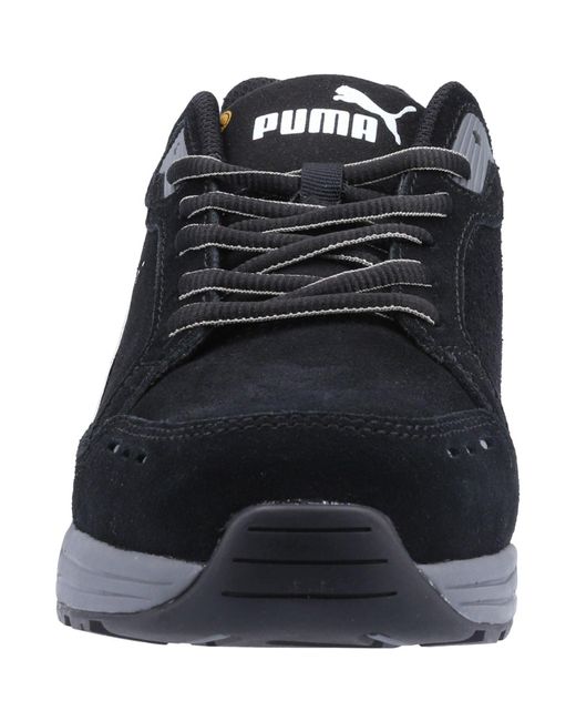PUMA Black Airtwist Low S3 Suede Safety Sneakers for men