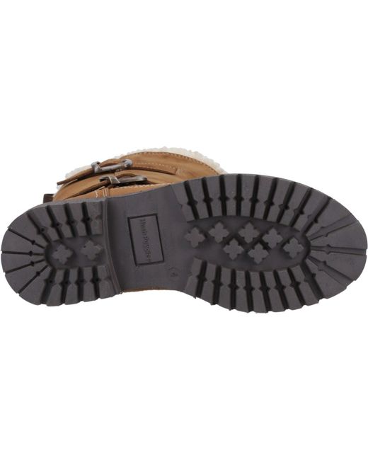 Hush Puppies Brown Winnie Leder Stiefeletten