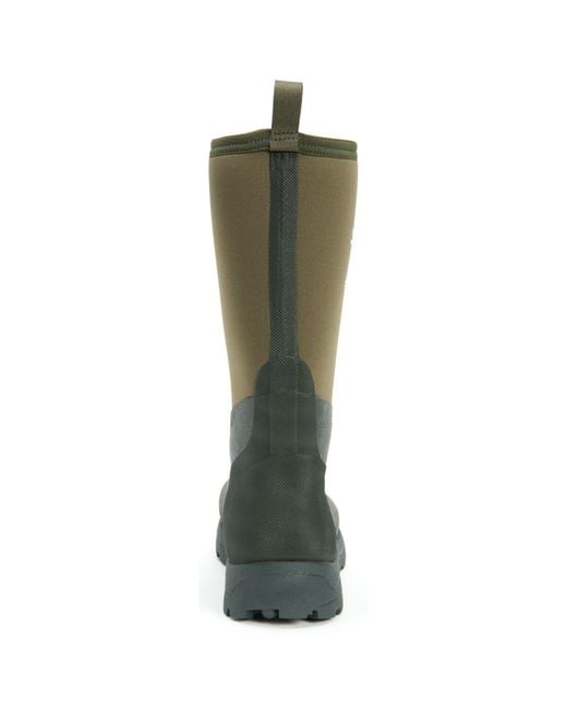 Muck Boot Green Derwent Ii Rubber Moss Wellington Boots