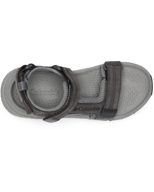 Columbia Brown Peakfreak Rush Leather Shark Sandals