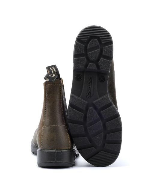 Blundstone Brown Originals Suede Boots