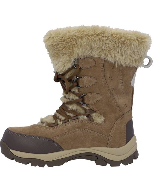 Hi-tec Brown Mortiz 200 Wanderschuhe Aus Hellem Braunem Leder