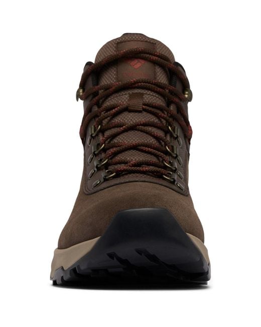 Columbia Brown Newton Wander Suede Cordovan/Spice Hiking Boots for men