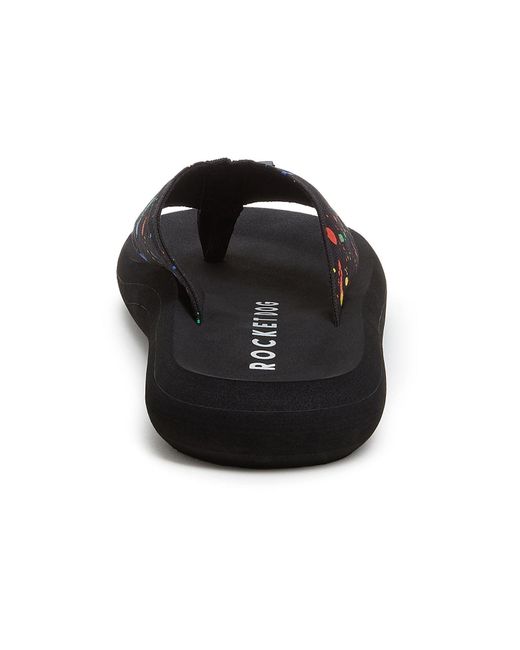 Rocket Dog Damen Spotlight Sandale – Bequem Mit EVA-Fußbett, Bunte Fransenträger