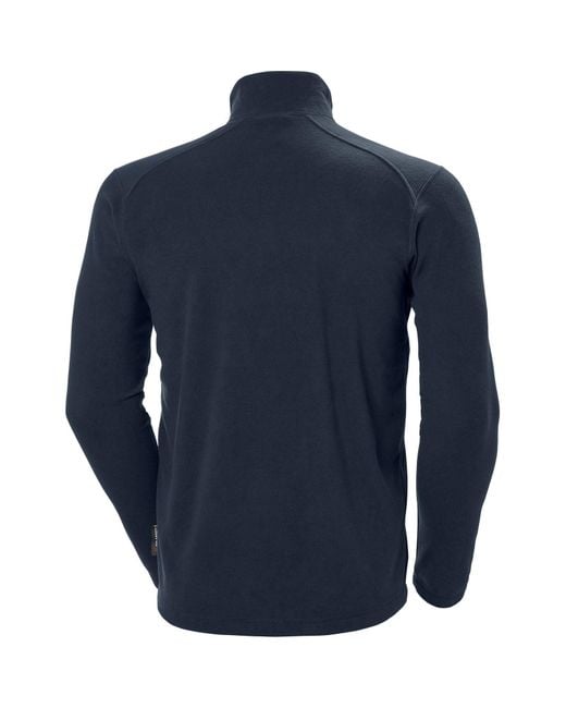 Helly Hansen Sport Blue Daybreaker 1/2 Zip Polyester Fleece Pullover for men