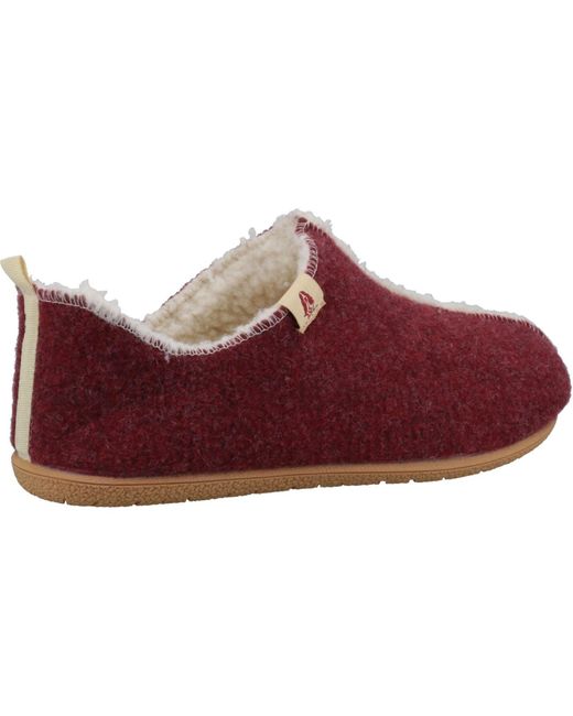 Hush Puppies Red Good Recycled Rpet Synthetic Burgundy Slippers