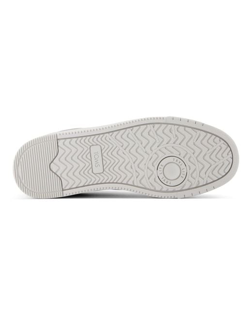 TOMS Gray Trvl Lite 2.0 Low Leather Trainers for men