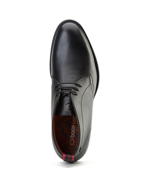 Base London Black Wallis Leather Ankle Boots