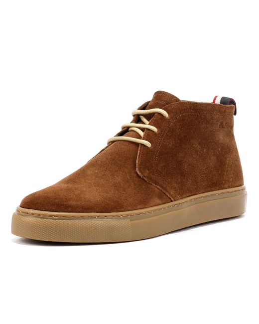 Ben Sherman Parka Suede Braun Stiefel in Brown für Herren