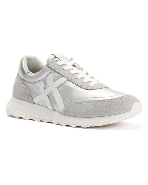 Fitflop White Retro-Q Ff Nylon /Urban Trainers