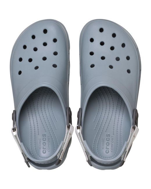 CROCSTM Blue All-Terrain Eva Concrete Clogs for men