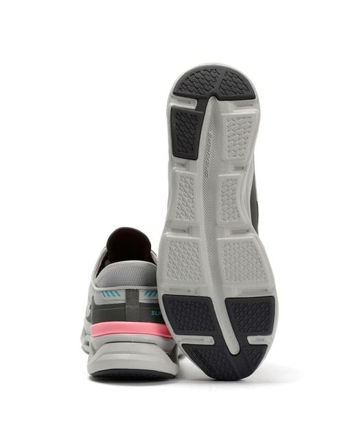Skechers Gray Slip-Ins Glide Step Altus Mesh Trainers