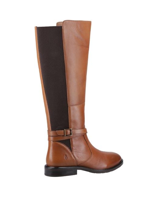 Hush Puppies Brown Victoria Leather Boots