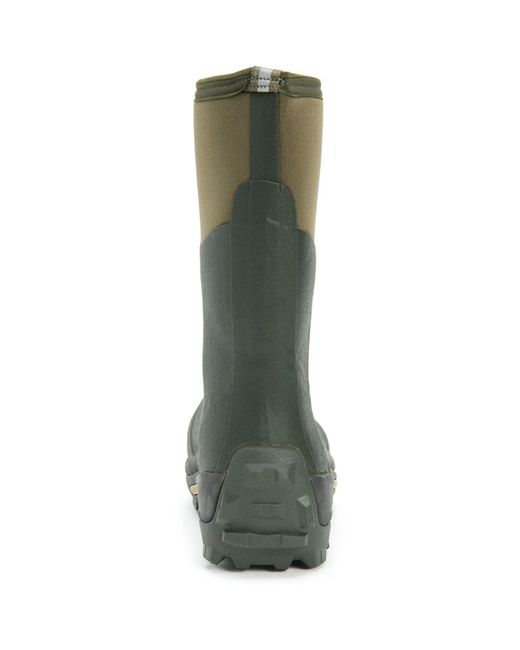 Muck Boot Green Muckmaster Mid Synthetic Wellington Boots