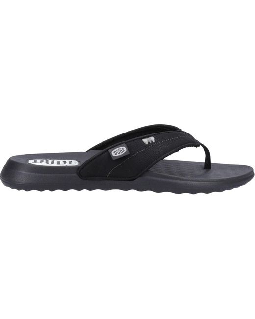 HeyDude Blue Christi Flip Classic Synthetic Sandals