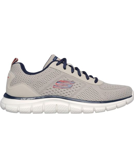 Skechers Blue Track Leshur Synthetic Trainers for men