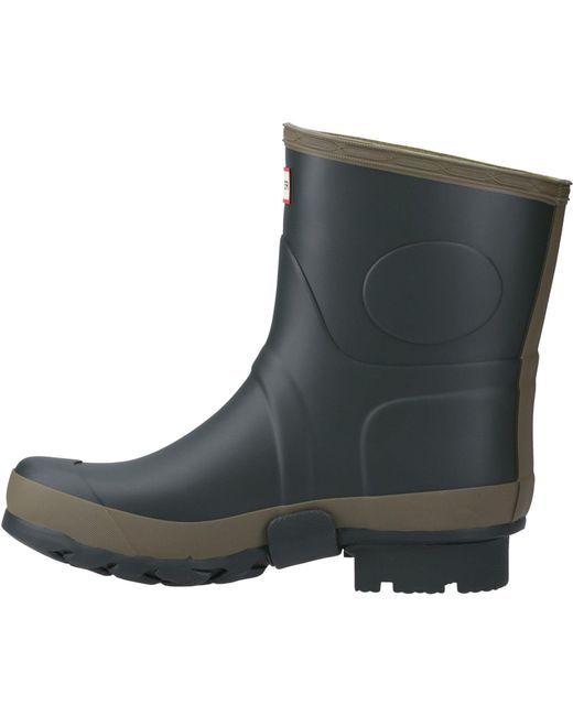 Hunter Green Mfs9002Rma-Doc Gardener Short Wellington Boots for men